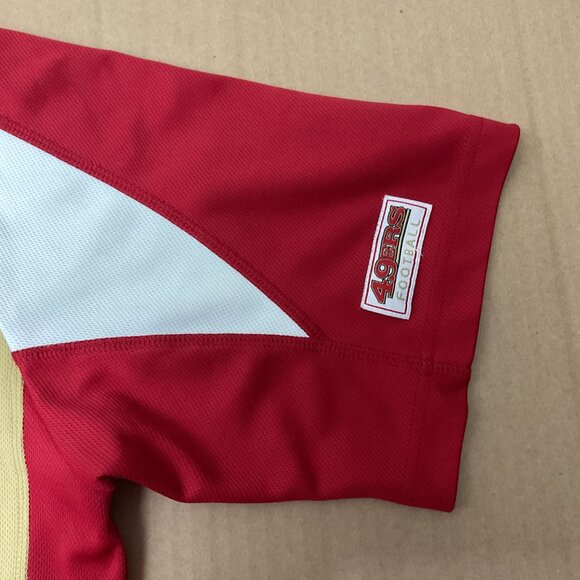 NFL Team Apparel San Francisco 49ers Red Polo Shirt With Embroidered Logo Size L - Picture 3 of 8
